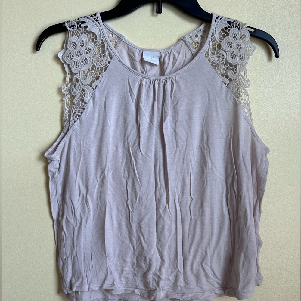 H&M kids cream tank top